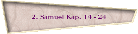 2. Samuel Kap. 14 - 24