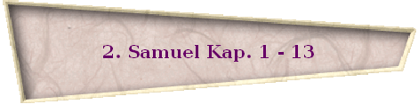 2. Samuel Kap. 1 - 13