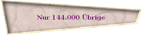 Nur 144.000 �brige