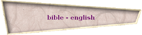 bible - english