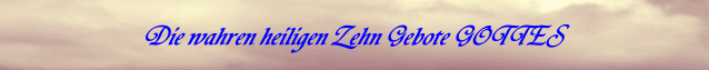 Zehn Gebote